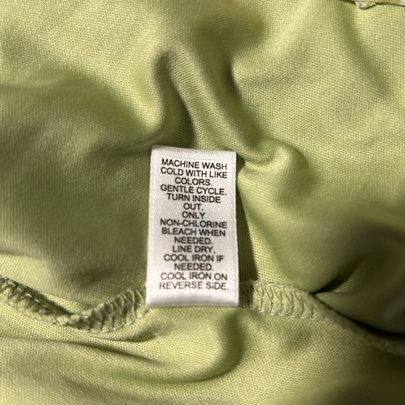 Cato boHo top pastel green size large - Picture 13 of 15